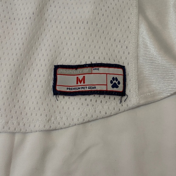 NFL Miami Dolphins White Mesh Pet Jersey with Team Logo - Picture 2 of 4